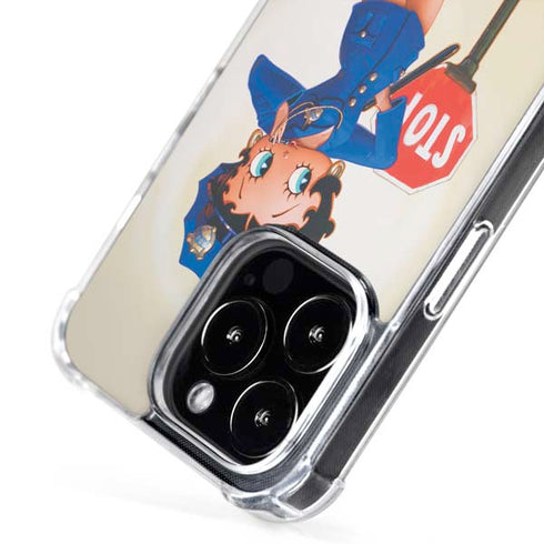 Betty Boop The Police Officer iPhone 16 Pro MagSafe Case